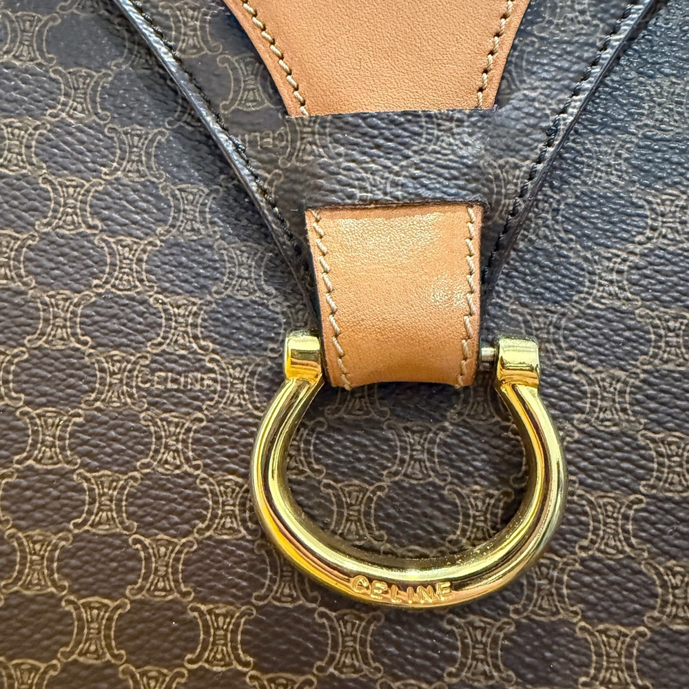 Vintage Celine Macadam Shoulder Bag - Picture 6 of 9
